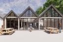 Plans for how a new cafe at Greenmeadow Community Farm could look.