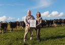 Mark Brooking (left) Sustainability Director, with Shelagh Hancock (right) CEO, celebrating achieving Certified B Corp status. Picture: Gareth Turnbull