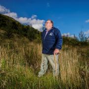 Farmer Derek Morgan from Llangurig, Llanidloes, has planted around 58,000 trees.