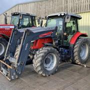 A 2015 Massey Ferguson 5612 Dyna 4 complete with Quickie Loader sold for £27,200. Image: Halls