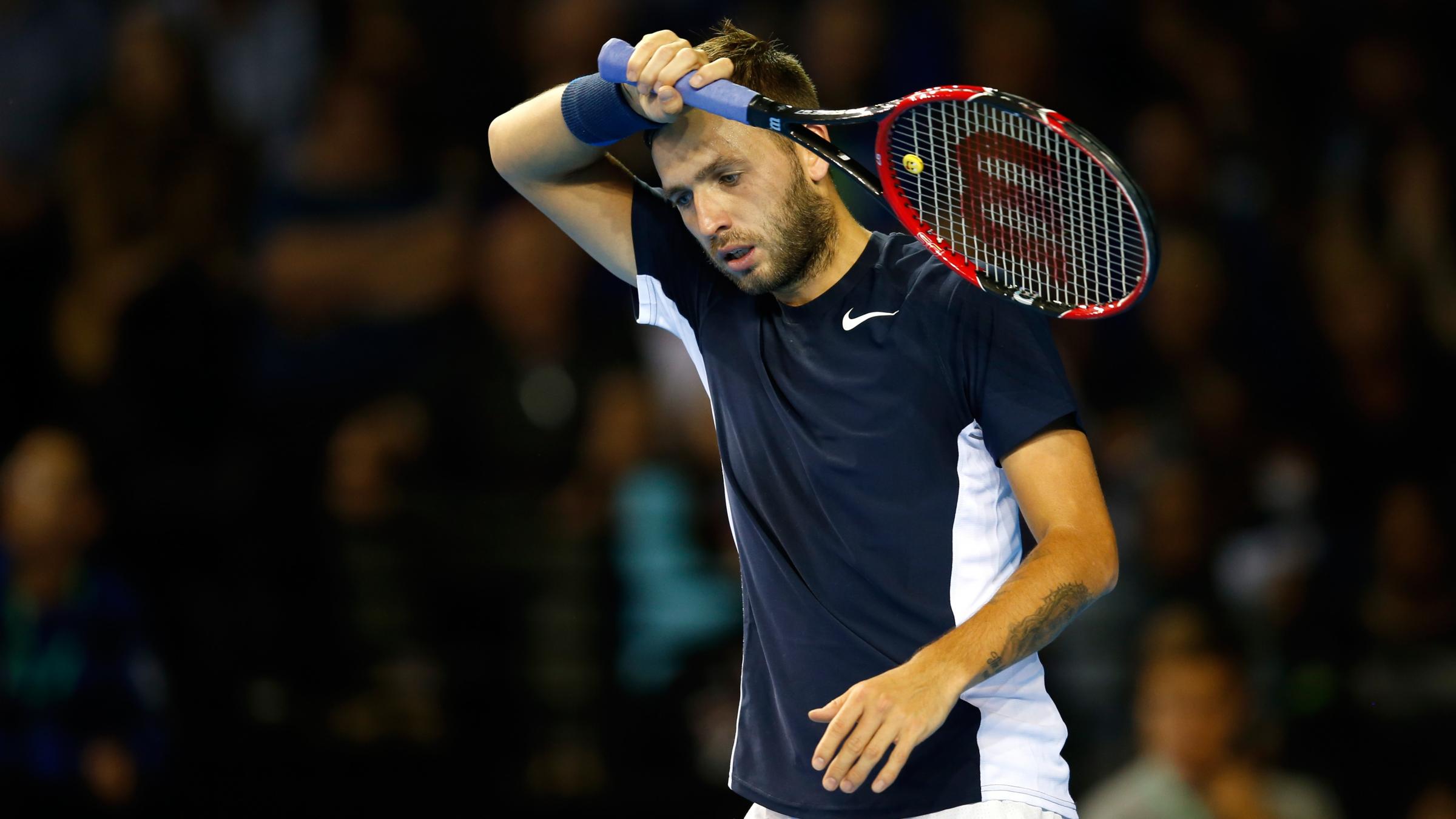 Dan Evans falls to Gael Monfils in second round at Dubai Duty Free Championships - Wales Farmer