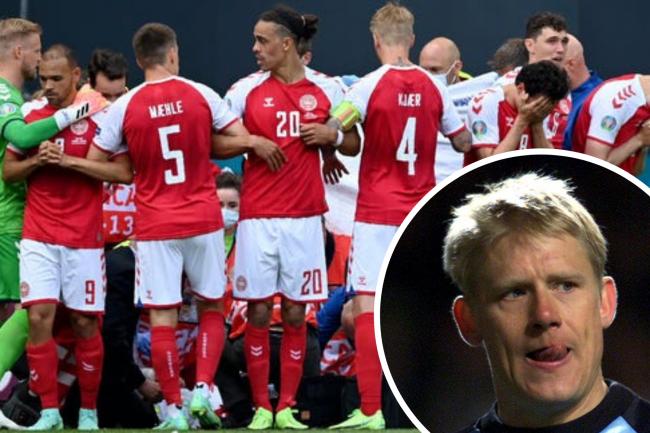 Christian Eriksen: Schmeichel claims UEFA threatened Denmark with forfeit. (PA/Canva)