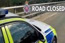 Dyfed Powys Police have closed the A458 after a crash near Middletown.