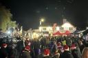 The Christmas lights switch on in Bagillt was an 'amazing success'.