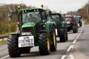More than 200 vehicles turned out in protest on Friday afternoon after unions warned that the Welsh Government?s Sustainable Farming Scheme (SFS), which is set to be introduced next year, was 
