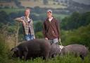 Kyle and Lauren, award winning pork producers from Abergavenny