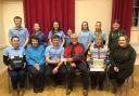 Edw Valley YFC raised £659.26 for the Friends of Builth Wells and District Healthcare