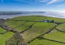 An aerial view of Lords Park Farm, Carmarthenshire, Wales ©National Trust C J Taylor