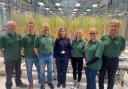 Dr Catherine Howarth from IBERS at Aberystwyth University with the rest of the oat breeding team. Image: IBERS