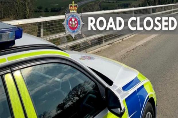 Road closed in Pembrokeshire after collision
