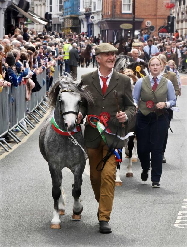 Wales Farmer: The supreme champion leads the parade. Picture Stuart Ladd
