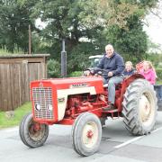 An entry from the last tractor run held by the Guilsfield Show Committee in 2019.