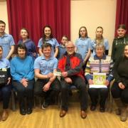 Edw Valley YFC raised £659.26 for the Friends of Builth Wells and District Healthcare
