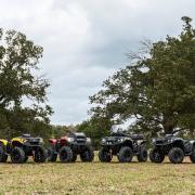 The Can-Am ATV line-up.