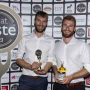 Matt and Kit Newell received the Wales Golden Fork award