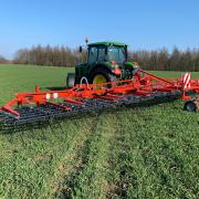 The Tineliner is part of KUHN’s new mechanical weeding range that will be shown for the first time at Cereals. Image: KUHN