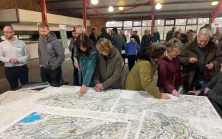 Powys residents pore over the proposals
