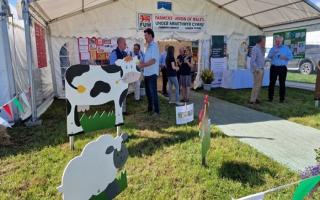 The Pembrokeshire FUW team was out in force at the recent County Show. Image: FUW